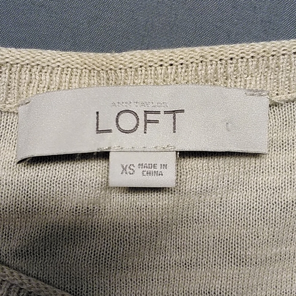 Loft slightly distressed tan/cream cardigan - Picture 5 of 5
